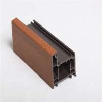 customized Germany standard Green material high quality pvc lamination profile manufactory