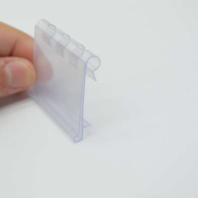 32mm clip plate label holder Plastic strip multi-opening hanging block for single wire channel