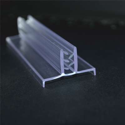 PD-4075 clear or small pvc plastic tag price label holder for supermarket shelf