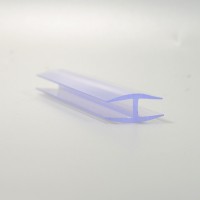 clear H-Channel plastic label holder extrusion profile for supermarket shelf