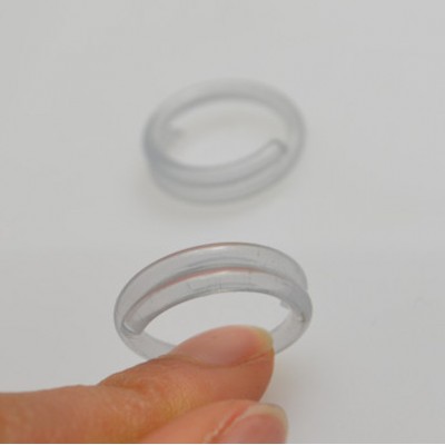 PVC ring price single channel label holder clip data strip for supermarket