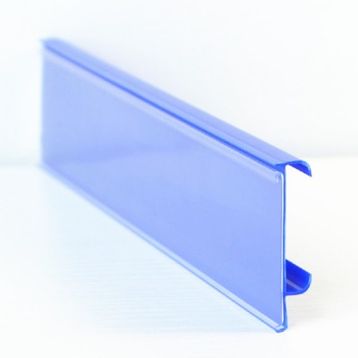 profile plastic extrusion display price  tag supermarket shelf talker strips